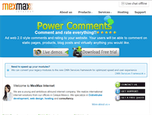 Tablet Screenshot of mexmax-internet.com