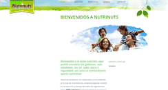 Desktop Screenshot of nutrinuts.mexmax-internet.com